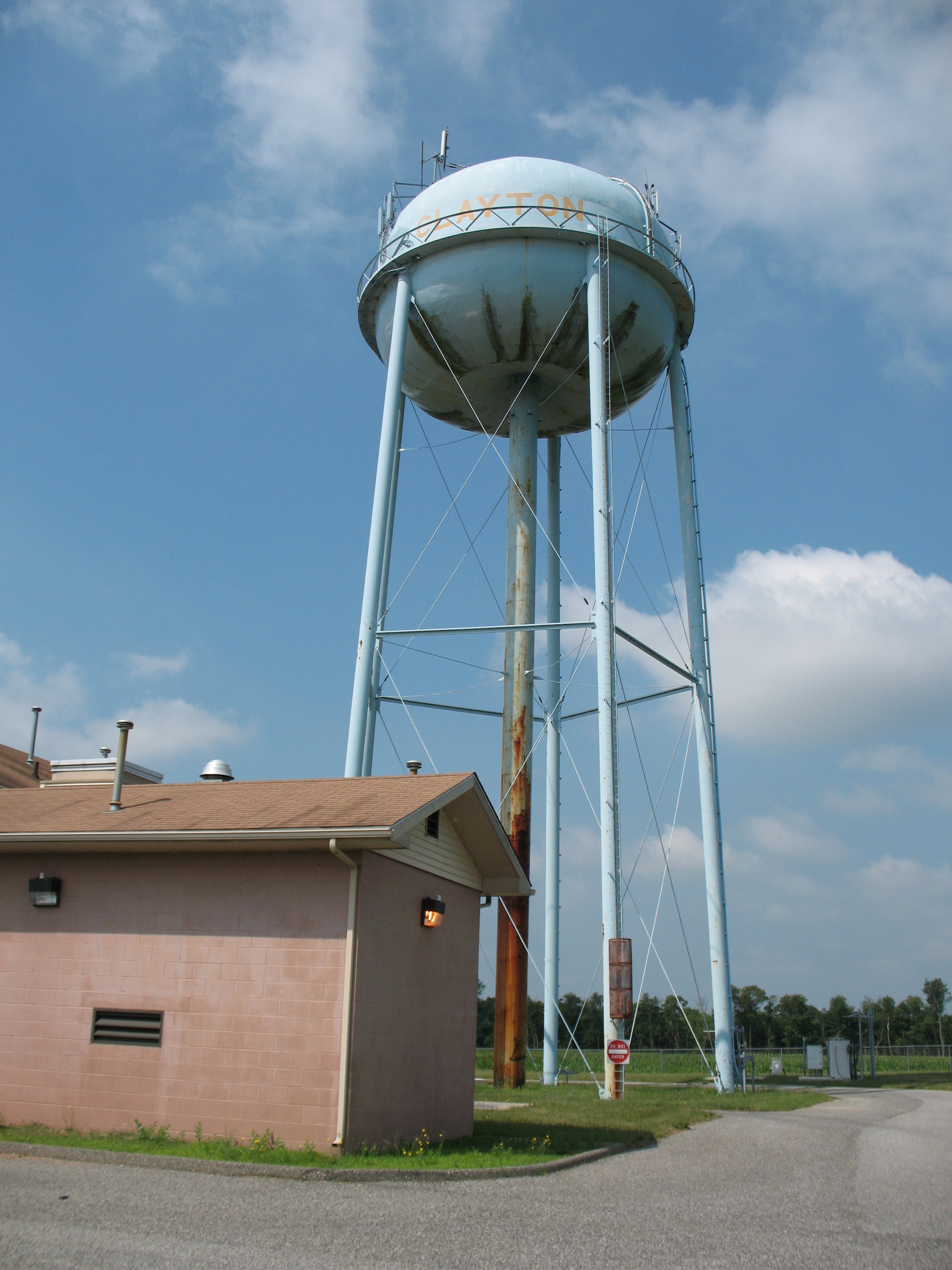 Water tower for public supply in Clayton, NJ | U.S. Geological Survey